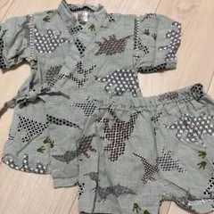 恐竜柄 甚平 サイズ80