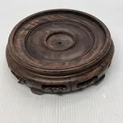 中国 ミニ 木製 花台 香炉台 置物 台座 - メルカリ