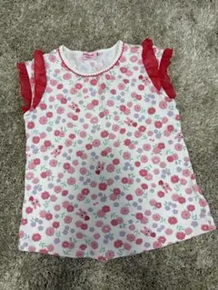 ミキハウス　フリル袖Tシャツ