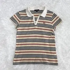 BURBERRY LONDON ポロシャツ ホース刺繡 半袖 ノバチェック 黒 - メルカリ