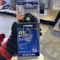 ELECOM 4K HDR HDMIケーブル 3.0m