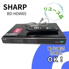 Y ②【中古品】 シャープ SHARP ブルーレイレコーダー BD-HDW65 - メルカリ