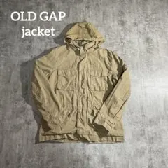 古着OLD GAPギャップ フード付きジャケットベージュLサイズ