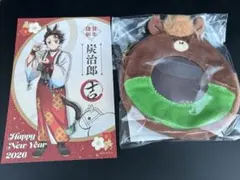 鬼滅の刃　ufotable 午年　干支　缶バッジポーチ　ポストカード　竈門炭治郎