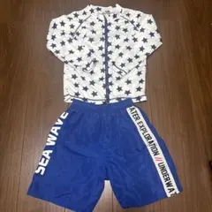 男の子　120 水着　セットアップ　上下セット