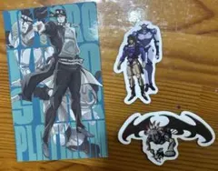 ジョジョの奇妙な冒険 スシローコラボ ステッカー 空条承太郎 イギー ヴァニラ