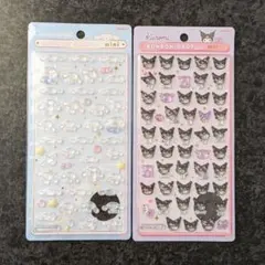 ボンボンドロップシールミニ　sanrio　シナモン＆クロミセット