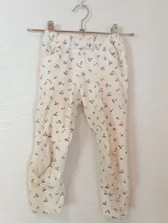 チェリー柄 長ズボン 100cm 保育園着　女の子　子供服
