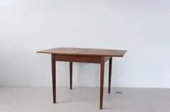 フランスアンティーク木製ドロップリーフテーブル/折畳式机バタフライ(90-186 フランスアンティーク木製ドロップリーフテーブル/バタフライ机/飾り棚