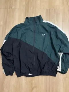 Nike ナイロンジャケット ダークグリーン/ブラック