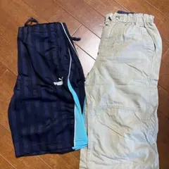 PUMA ハーフパンツ & NIKE カーゴパンツ セット