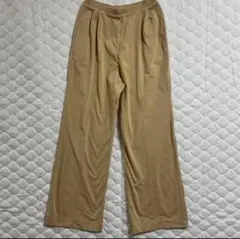 ユニクロ　マメクロゴウチ　エアリズムコットンタックパンツ　ベージュ　S