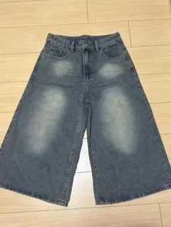 デニム　ハーフパンツ　レディース