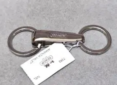 【美品】COACH コーチ　メタル　キーホルダー　キーリング　レア　シルバー色 2025年最新】カラー：シルバー系 キーホルダー・キーリングの