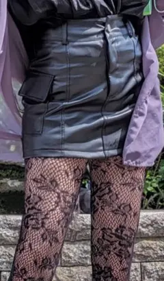 レザーミニスカート