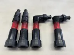 当時物　光るプラグキャップ　4個　ホタルランプ　セット　旧車