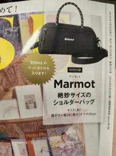 otona MUSE付録 Marmot ショルダーバッグ　オトナミューズ付録