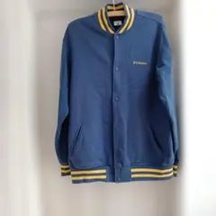 Columbia スタジャン 青　古着