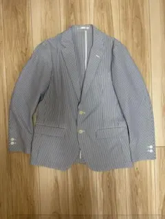 ユナイテッドアローズ テーラードジャケット ストライプ 春夏 Lサイズ