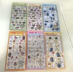 お茶犬 ノンタン BONBON DROP シール 6枚セットのサムネイル