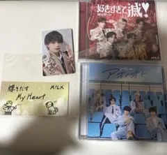 M!LK CD2枚＋佐野勇斗トレカ 吉田仁人デザイン絵柄ステッカー