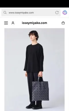 BAO BAO ISSEY MIYAKE グレー トートバッグ