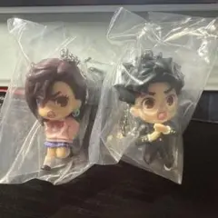 ダンダダン でふぉフィグ キーホルダー 綾瀬モモ オカルン ガチャ2点