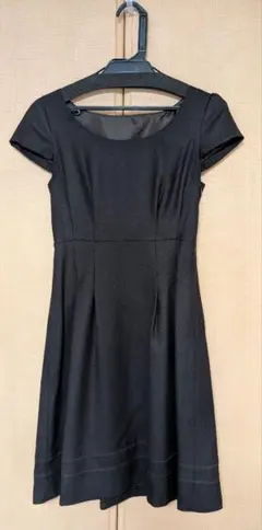 ef-de エフデ ブラックワンピース 7号 S相当 シンプル