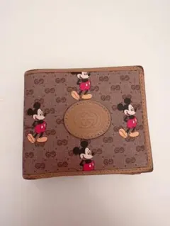 【未使用級極美品】【GUCCI】 Disney ミッキー 二つ折り財布 中古・古着通販】GUCCI (グッチ) DISNEY (ディズニー) GUCCI