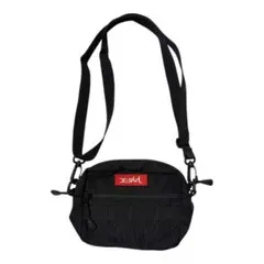 X-girl ショルダーバッグミニバッグ ブラック ロゴ レディース ストリート