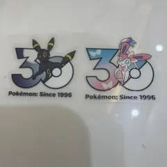 中国限定　ポケモン 30周年記念 ステッカー 2種セット　ブイズ