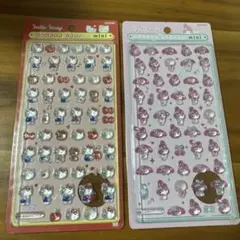 ボンボンドロップシールmini キティ、マイメロディー