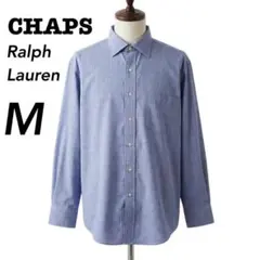 CHAPS ラルフローレン 長袖シャツ グレンチェック L ブルー 美品 y2k
