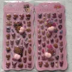 日焼けキティ マイメロ おしりぷにぷにシール