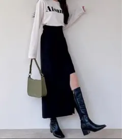 GRL レイヤードスリットタイトスカート(tw1022)