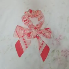 すとぷり莉犬くん　リボン型シュシュ