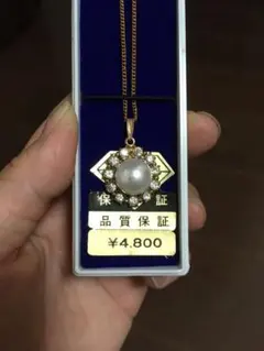 ネックレス　パール