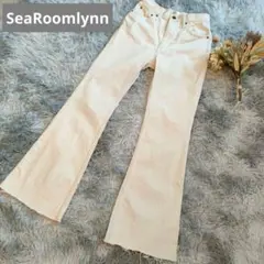 良品　シールームリン　ベーシックフレアデニム　25インチ　ハイウエスト