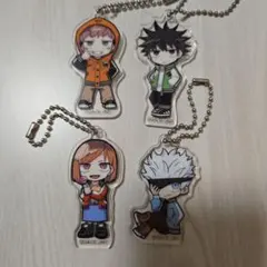 呪術廻戦 虎杖悠仁 伏黒恵 釘崎野薔薇 五条悟 寺田てら ローソン アクキー