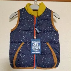RUGGED WORKS 星柄ダウンベスト 90サイズ