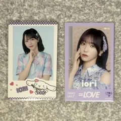 【ミニフォト レア】イコラブ 野口衣織 メンカラ衣装 vol.7 シナモロール