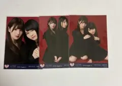 ＝LOVE イコラブ　大場花菜　佐竹のん乃　生写真　赤背景② コンプ