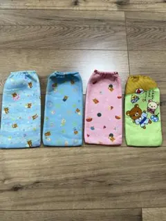 リラックマ ペットボトルカバー 4個セット マルチカラー