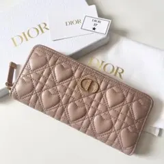 日本限定品】 ディオール Miss Caro ロングウォレット ダスティピンク 