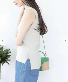 BEAMS HEART / ノースリーブ ハイネック プルオーバー