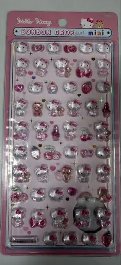 【新品正規品】ボンボンドロップシール　サンリオ　キティちゃんmini 2点セット