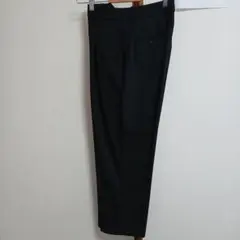 ユニクロ　タックワイドパンツ　Lサイズ　ブラック　標準丈