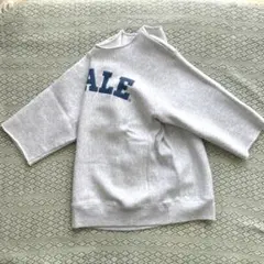【LAPAN】YALE七分袖スウェット　裏起毛