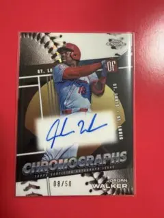 Jordan Walker Topps Chrome 50장 한정 친필 사인