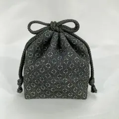 将棋駒袋 ムラ糸クロス柄模様